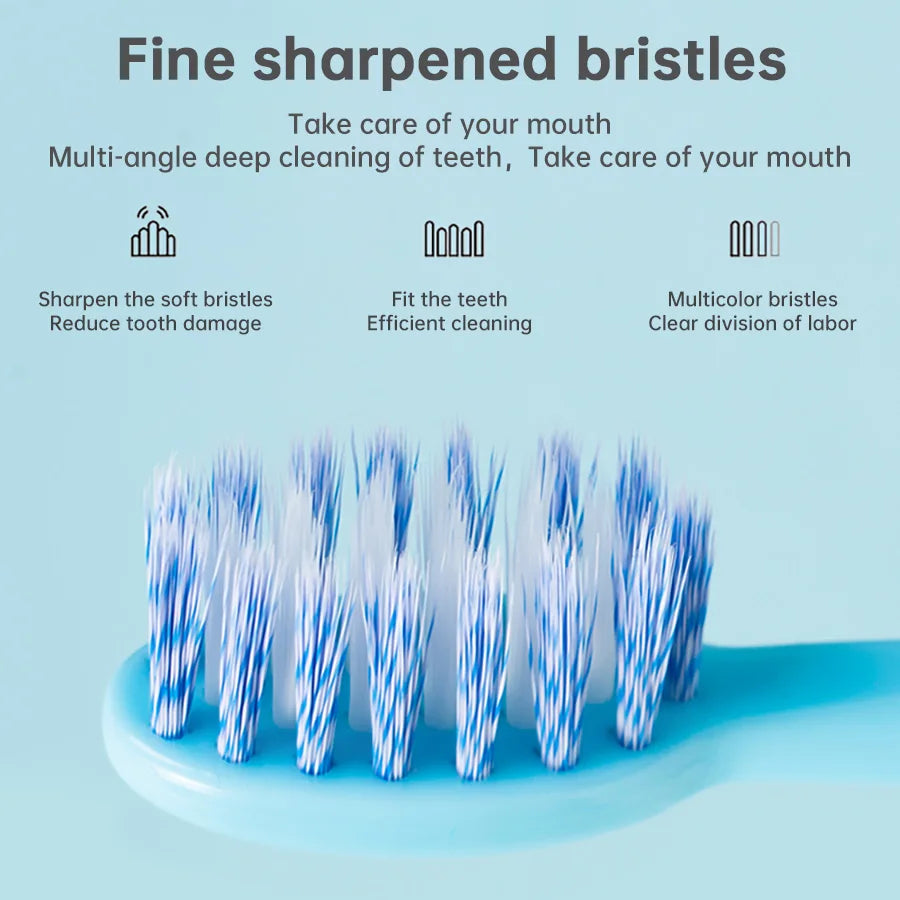 Tongwode Sonic Electric Toothbrush – IPX7 Waterproof, Soft Bristle, 3 Modes, Replaceable Heads