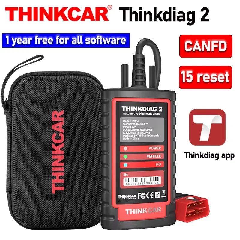 THINKCAR Thinkdiag 2 OBD2 Scanner — Full System Diagnostic