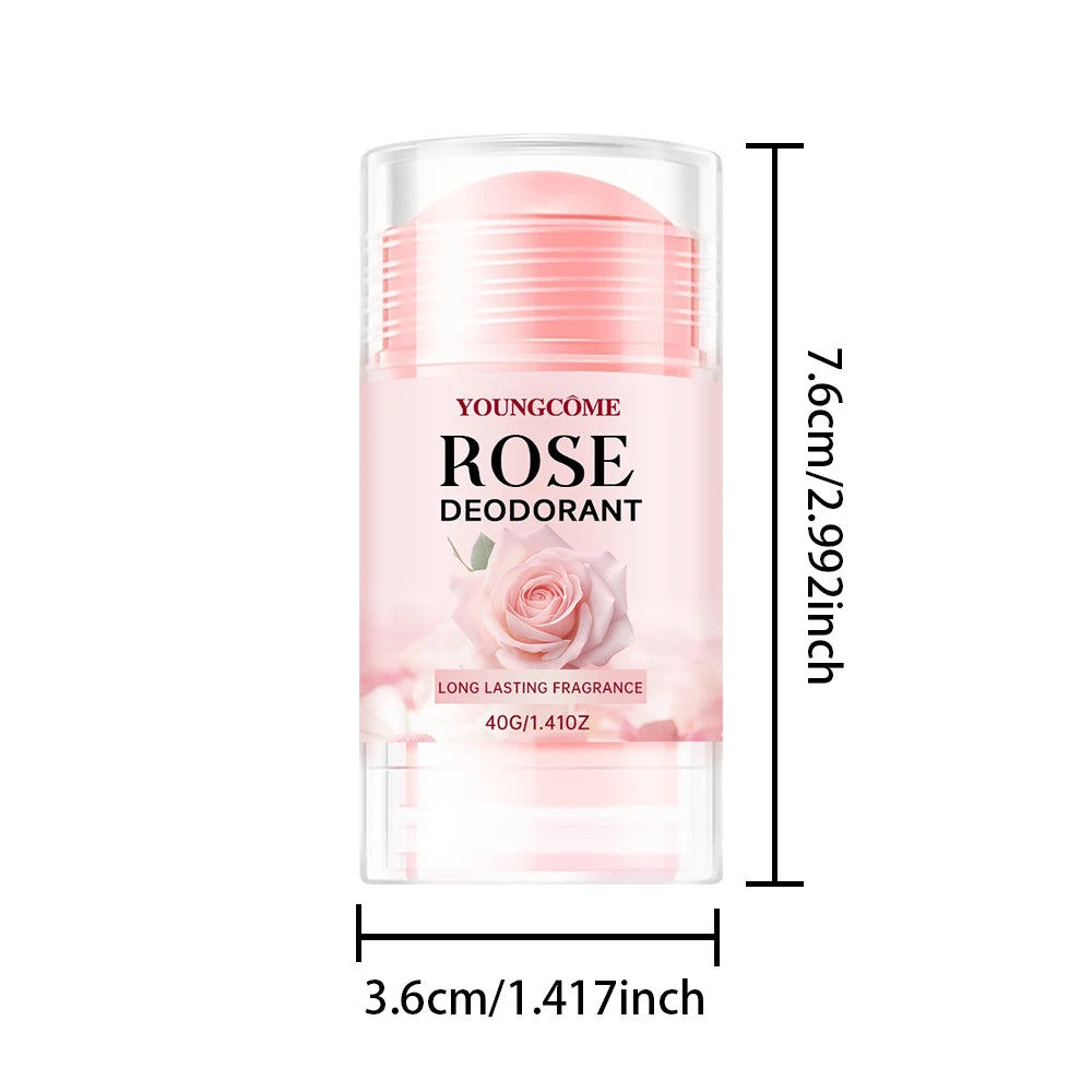 Pink Rose Essentials Deodorant Stick – Long-Lasting Fragrance Cream