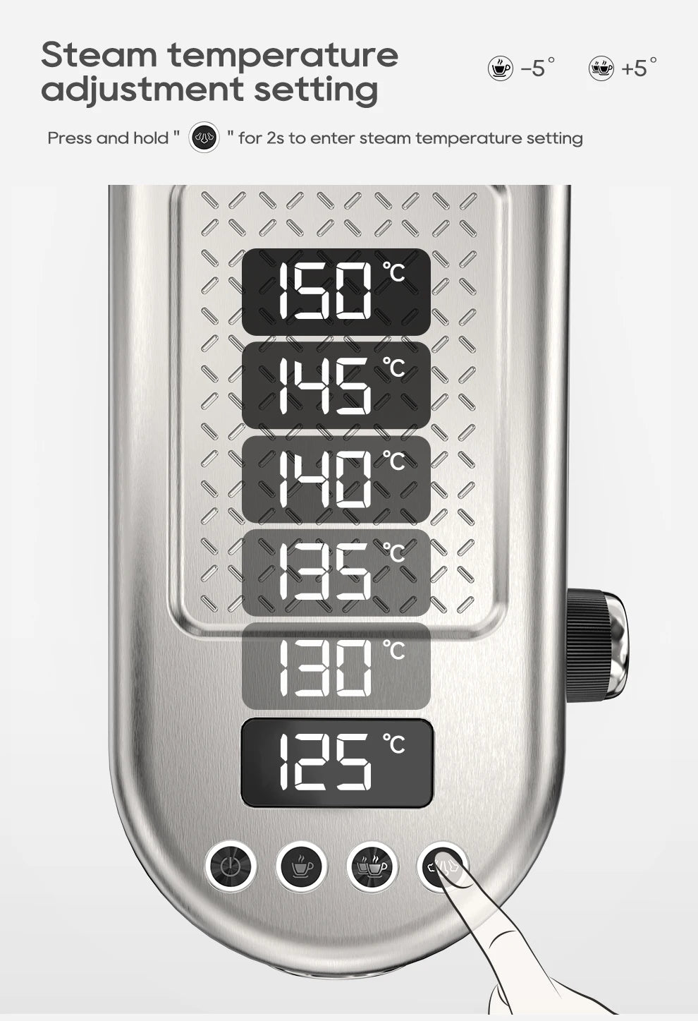 Barista-Level Espresso at Home — HiBREW H10B 20-Bar Semi-Automatic Espresso Machine | Temperature Control, Hot & Cold, Slim Design