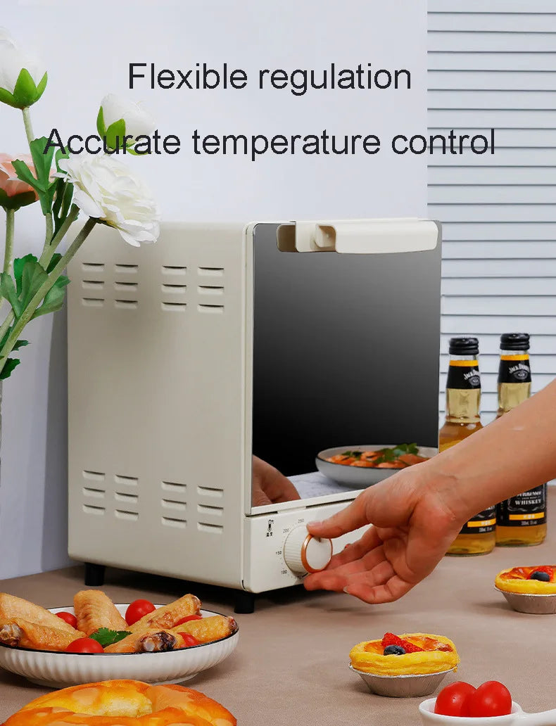 16L Mini Electric Toaster Oven — 3-Tier with Timer & Temperature Control for Baking & Roasting
