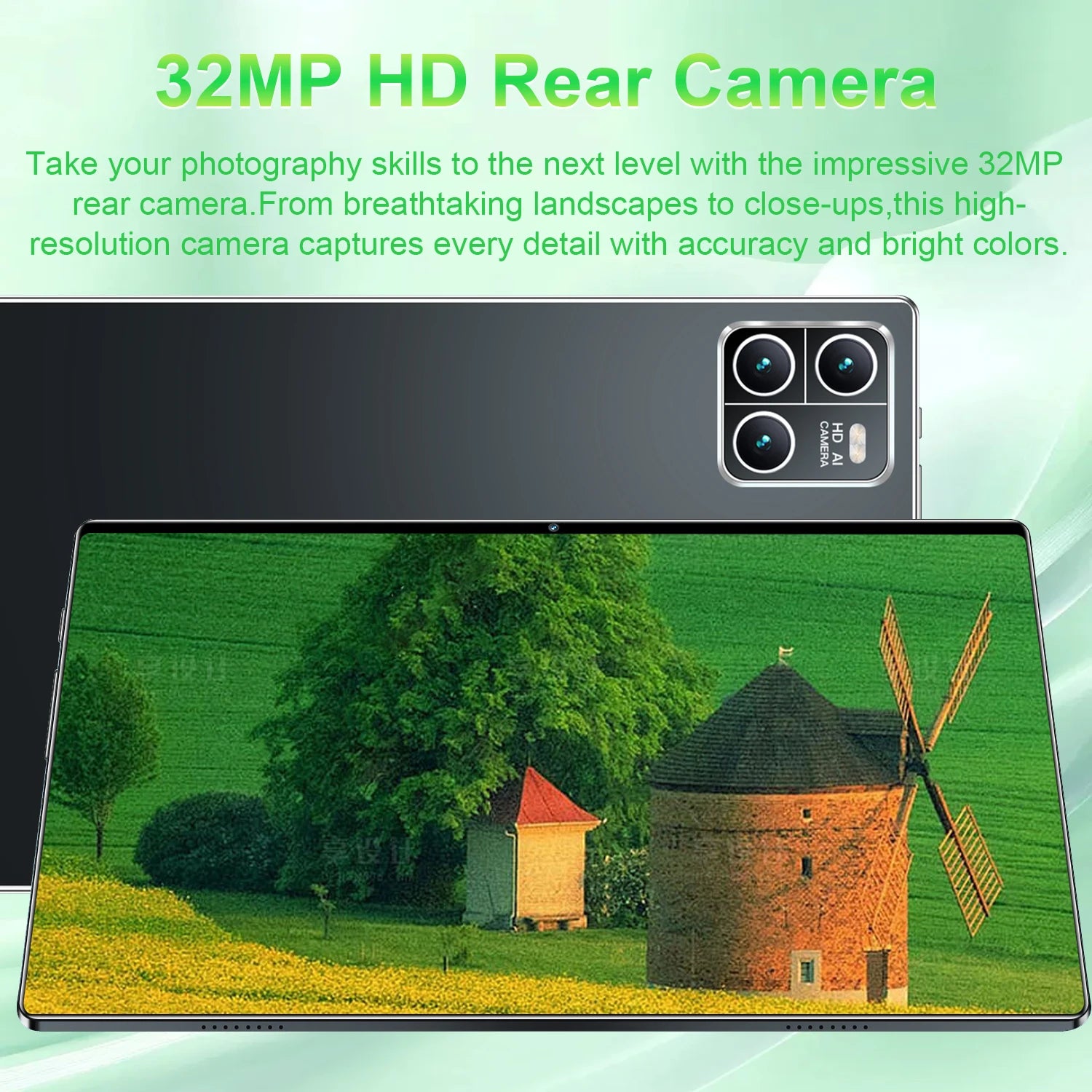 10.36" Android 13 Tablet – 16GB RAM, Up to 1TB ROM, 5G Wi-Fi, Dual SIM, GPS
