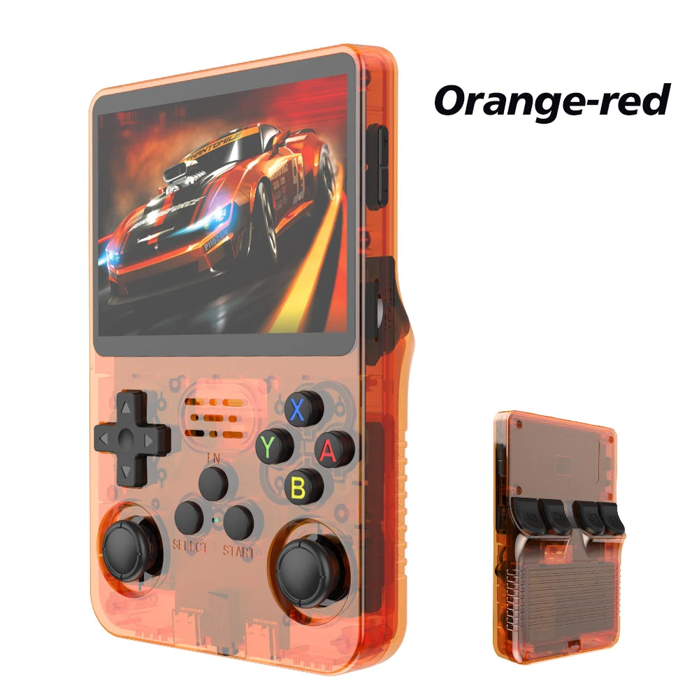 R36S Retro Handheld Game Console — 128GB, 3.5" IPS Screen, Linux, 64GB Games