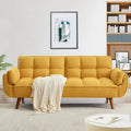 Convertible Sofa Bed — Folding Loveseat Futon Recliner Sleeper with Adjustable Backrest for Living Room & Bedroom