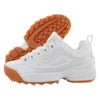 Men's Low Top Lace-Up Sneakers — Lightweight Mesh All-Season Walking Shoes in White