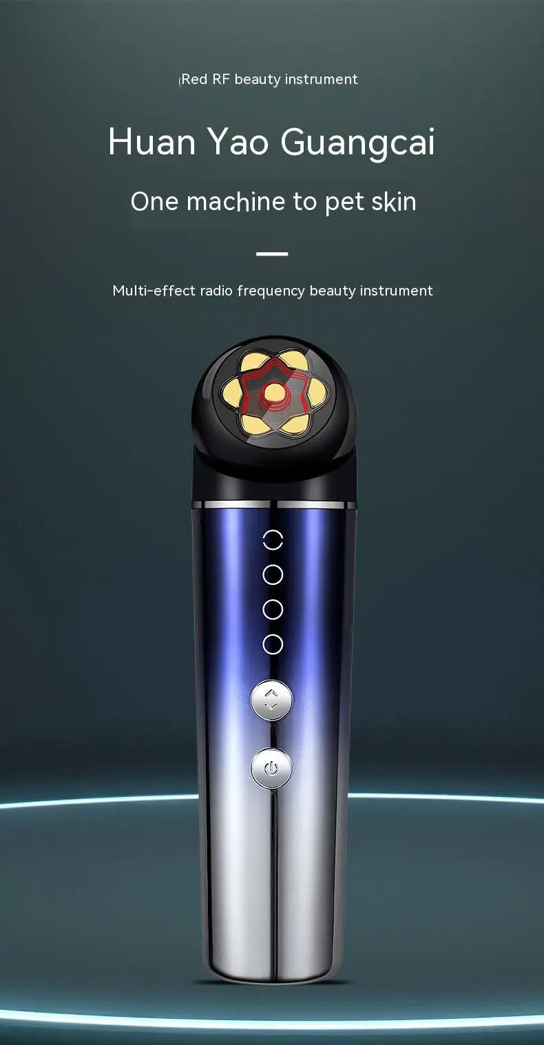 RF Skin Tightening Beauty Device – Microcurrent, Red Light Therapy & Heat Anti-Wrinkle Face Lifting Tool