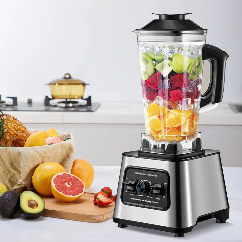 6000W Powerful Blender – 2.5L Container, Ice, Nut & Fruit Smoothie Maker, Food Processor