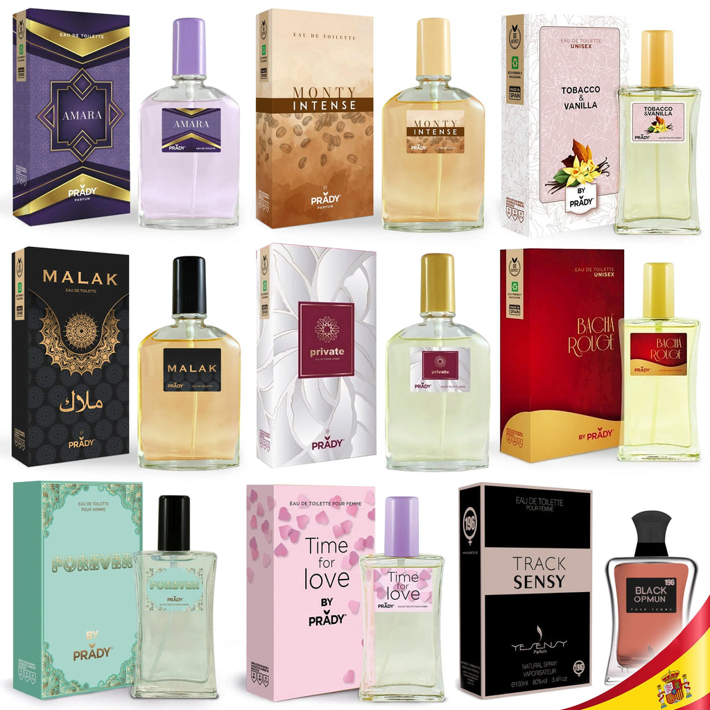 Unisex Cologne 100ml Eau de Toilette – 22 Dermatologically Tested Luxury Scents