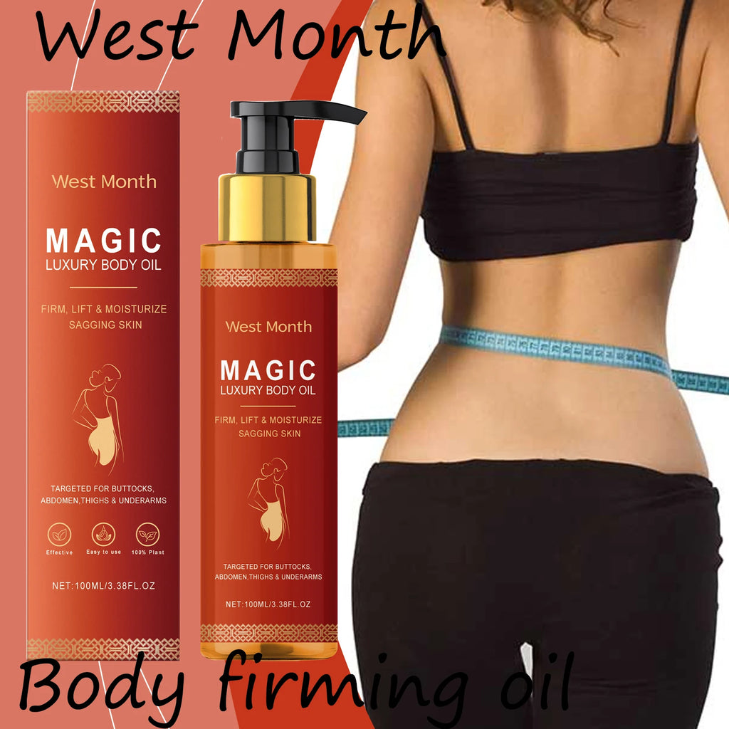 Firming Body Oil — Tightening & Nourishing Essential Oil for Skin Elasticity, Dryness & Smoothness