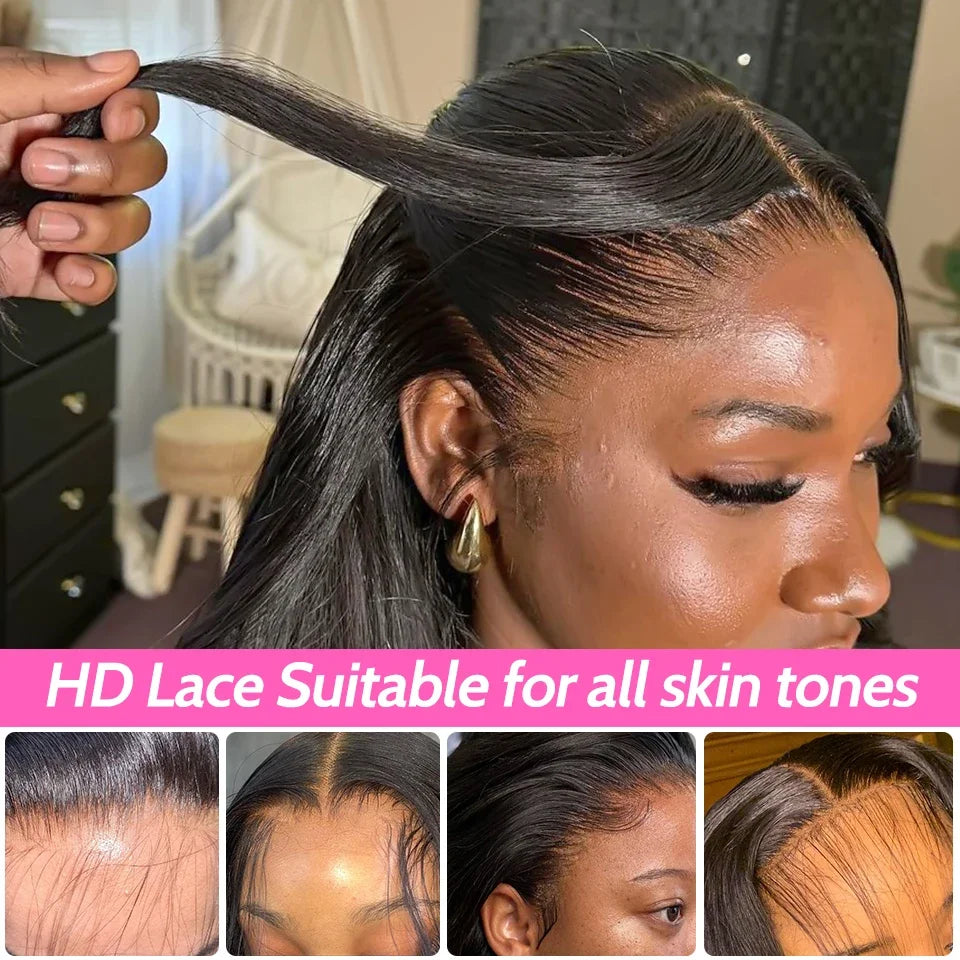 Vietnamese Human Hair Wigs Super Double Drawn Bone Straight Glueless Wigs Human Hair 7x5 Ready To Wear Wig Raw Virgin Hair