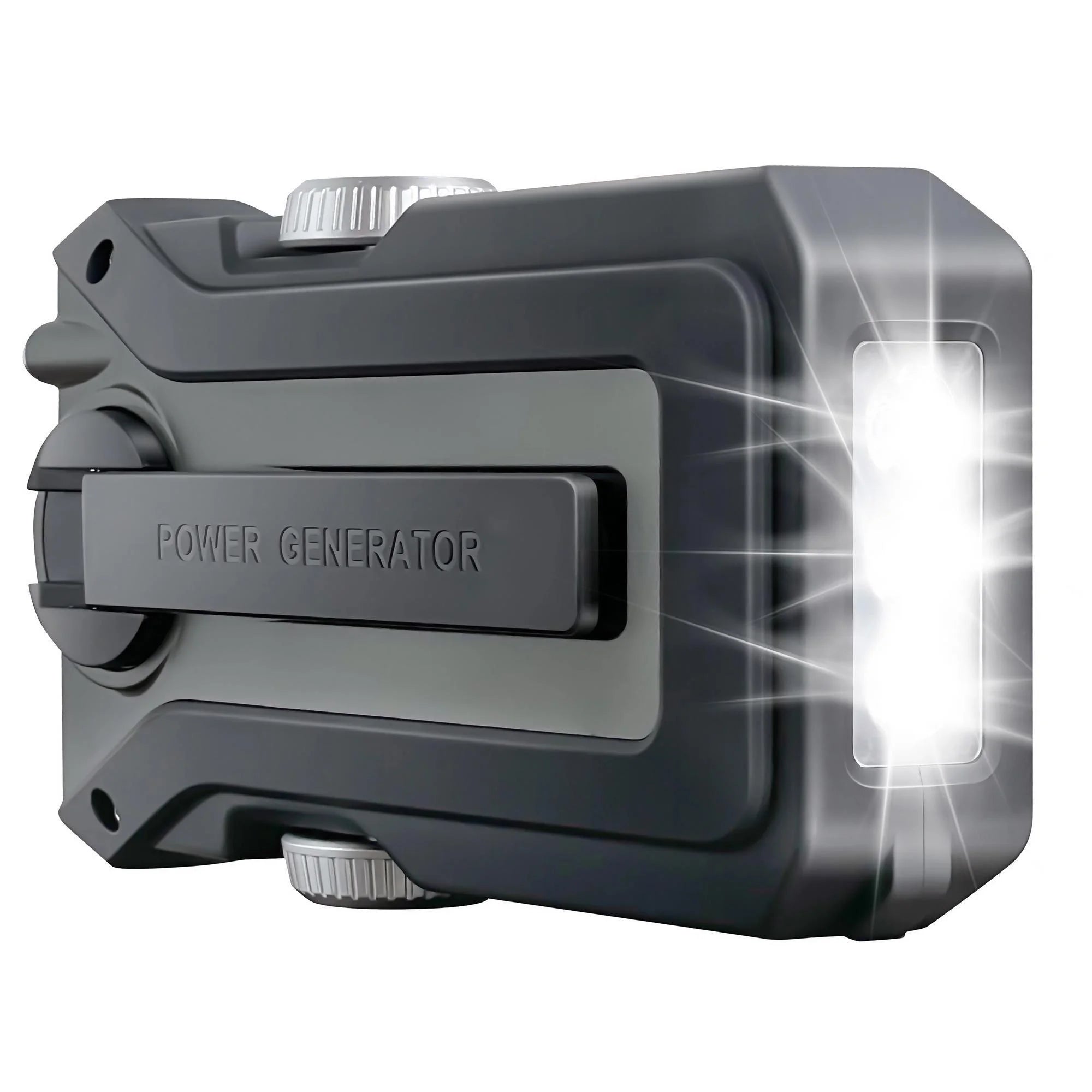 Emergency Weather Radio — FM/AM/WB, Hand Crank Solar, 2000mAh Power Bank & LED Flashlight