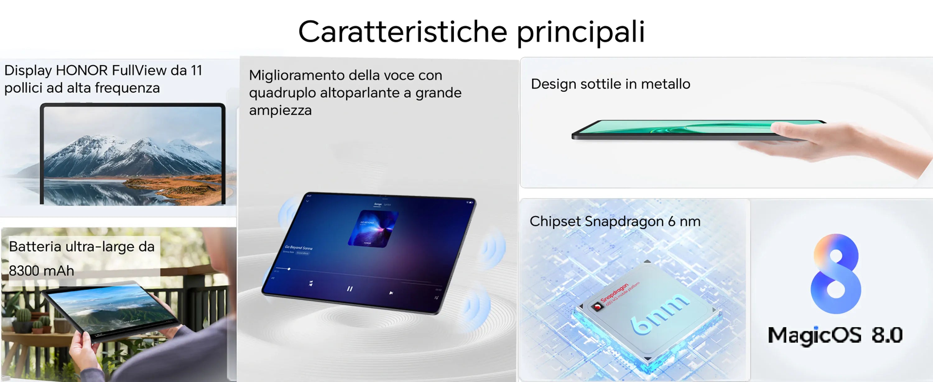 HONOR Pad X8a 11" Android 14 Tablet – 4GB RAM, 64GB, 90Hz, 8300mAh, 4 Speakers