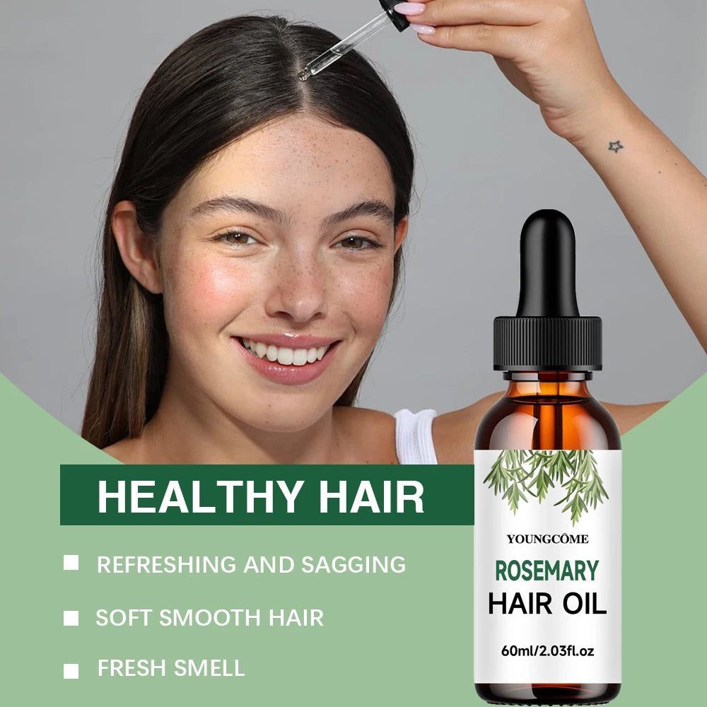 Rosemary Hair Growth Essential Oil — Anti-Hair Loss & Dandruff