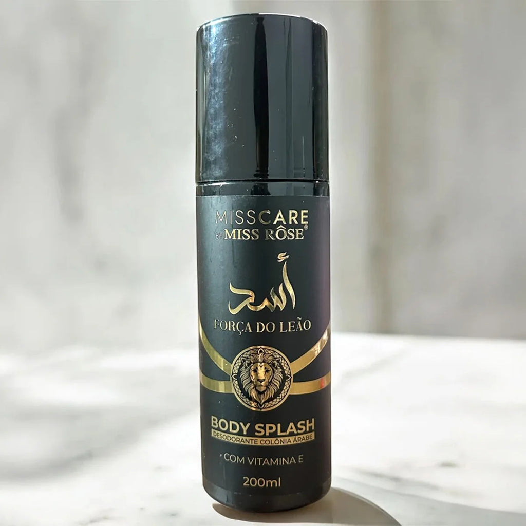 Men’s Lion Strength Body Splash 200ml – Oriental Woody Cologne Deodorant
