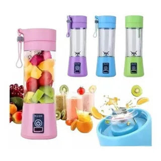 Mini Portable USB Rechargeable Blender – 6-Blade Personal Smoothie Maker for Travel & Home