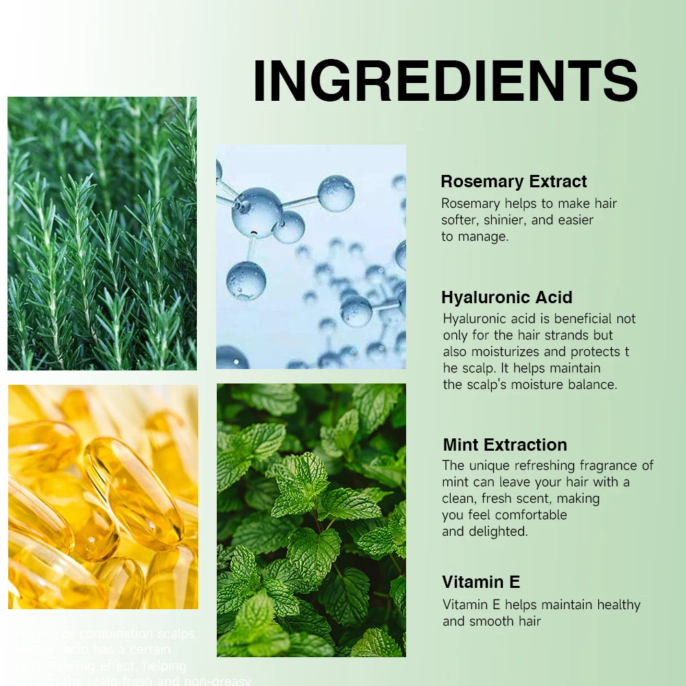 Rosemary Hair Growth Essential Oil — Anti-Hair Loss & Dandruff