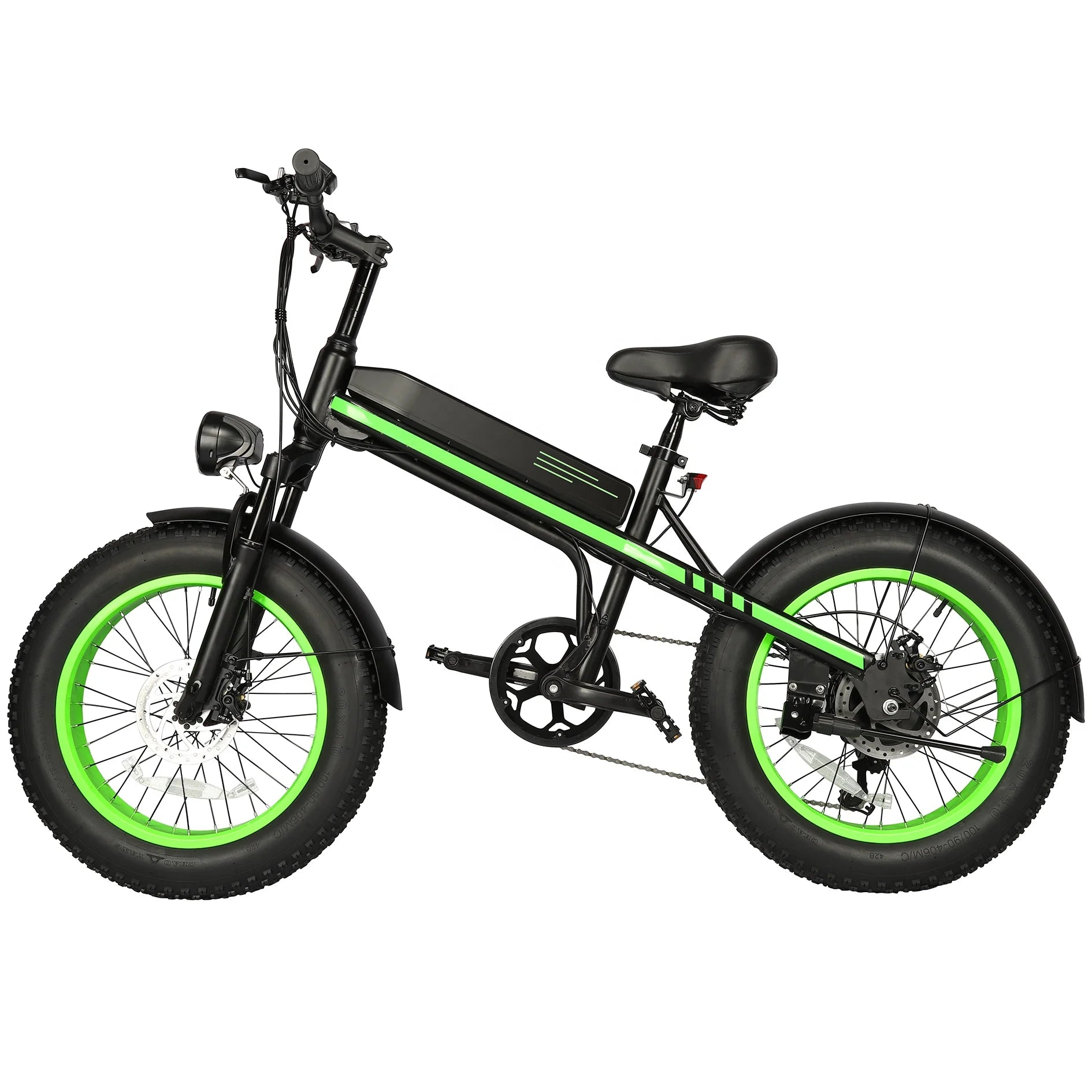 500W Fat Tire Electric Mountain & City Bike — 36V 10Ah 20" Removable Battery Adult E-Bike (USA Warehouse)