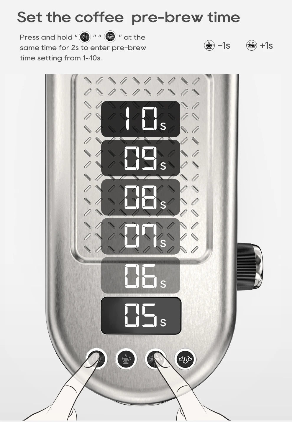 Barista-Level Espresso at Home — HiBREW H10B 20-Bar Semi-Automatic Espresso Machine | Temperature Control, Hot & Cold, Slim Design