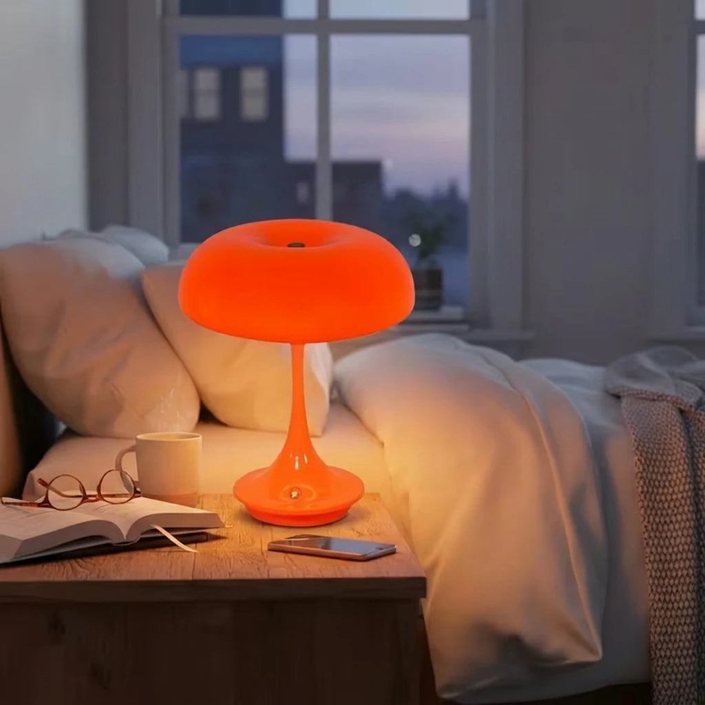 Mushroom Night Light – 3 Light Colors & Dimming