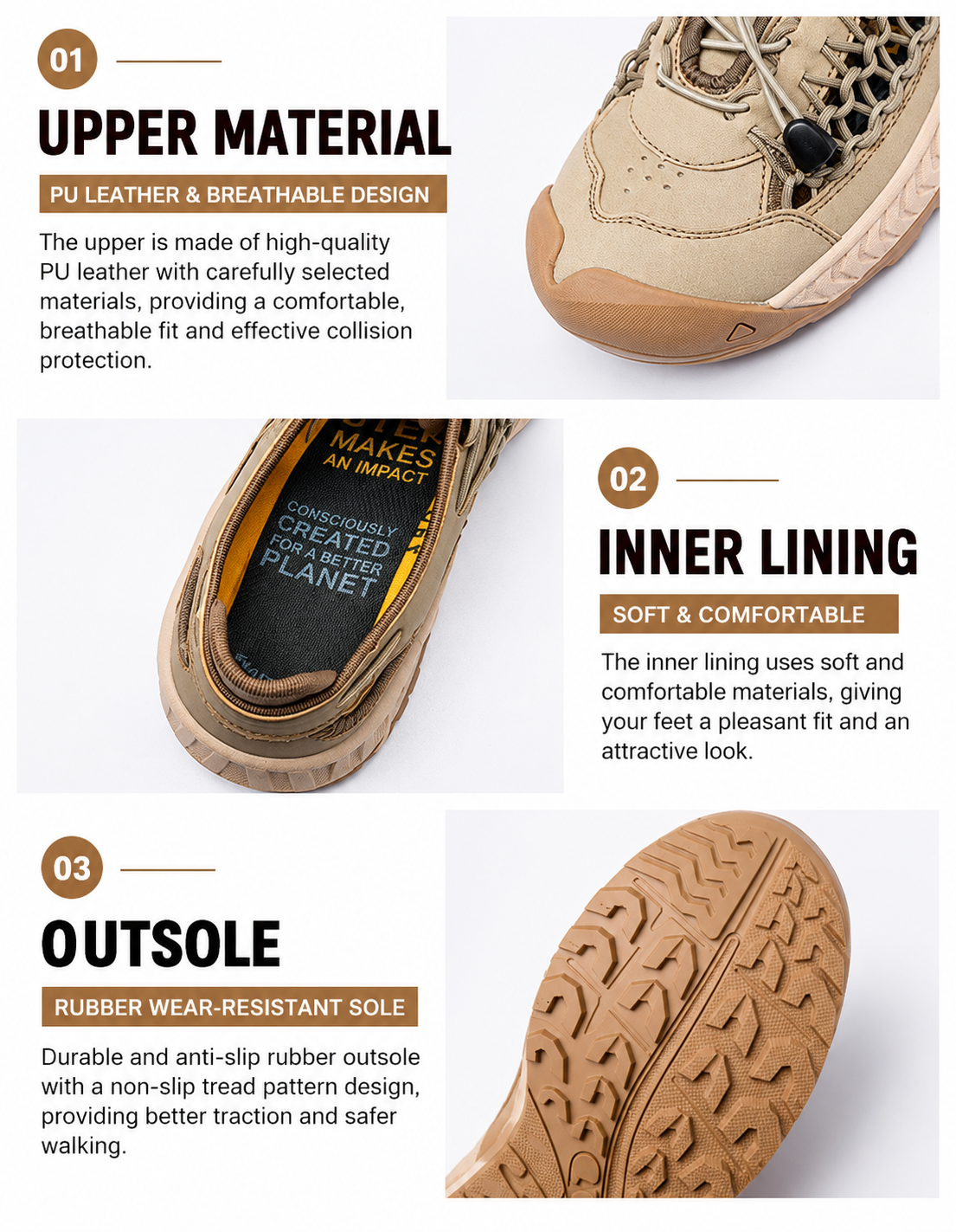 Men's Mesh-Lined Elastic-Band Sandals