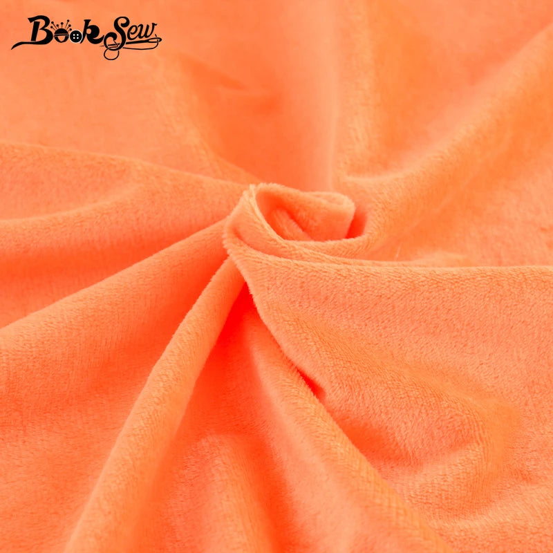 Solid Color Short Plush Velvet Fabric – Super Soft DIY Material for Toys, Cushions & Home Textiles