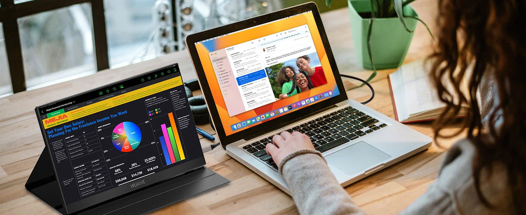 15.6-Inch Portable Monitor – Full HD IPS & Cover Stand