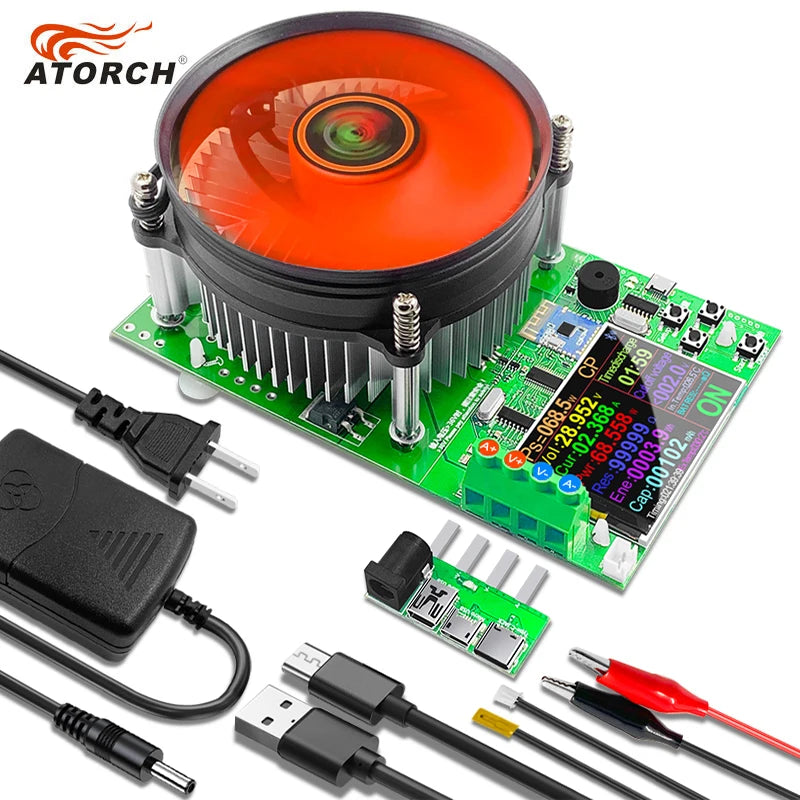 150W 25A Battery Capacity Tester – DC USB Electronic Load & Lithium Discharge Monitor with PC App
