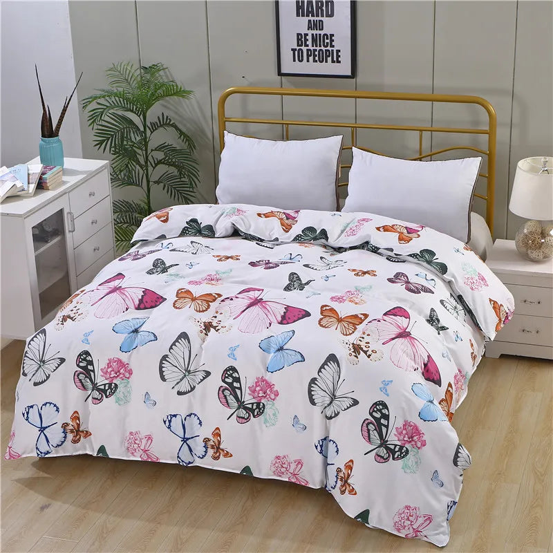 500TC 100% Cotton Reactive Print Duvet Cover with Zipper – Scenic Patterns, 10 Designs & 14 Sizes