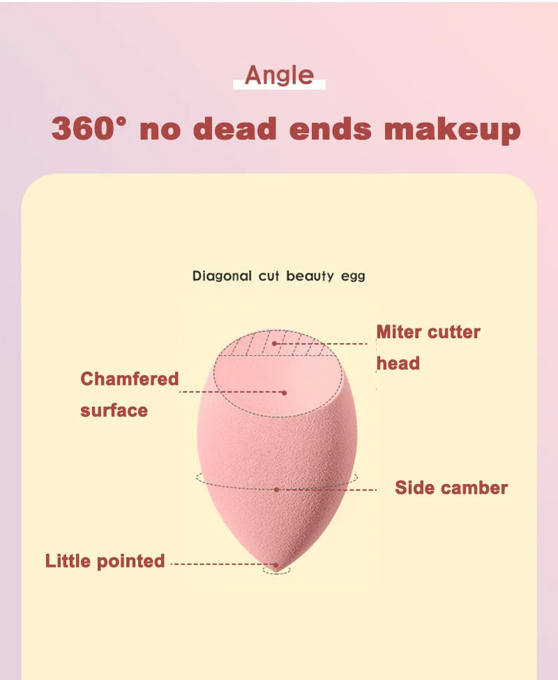 4-Pack Cosmetic Makeup Sponge Blender Set