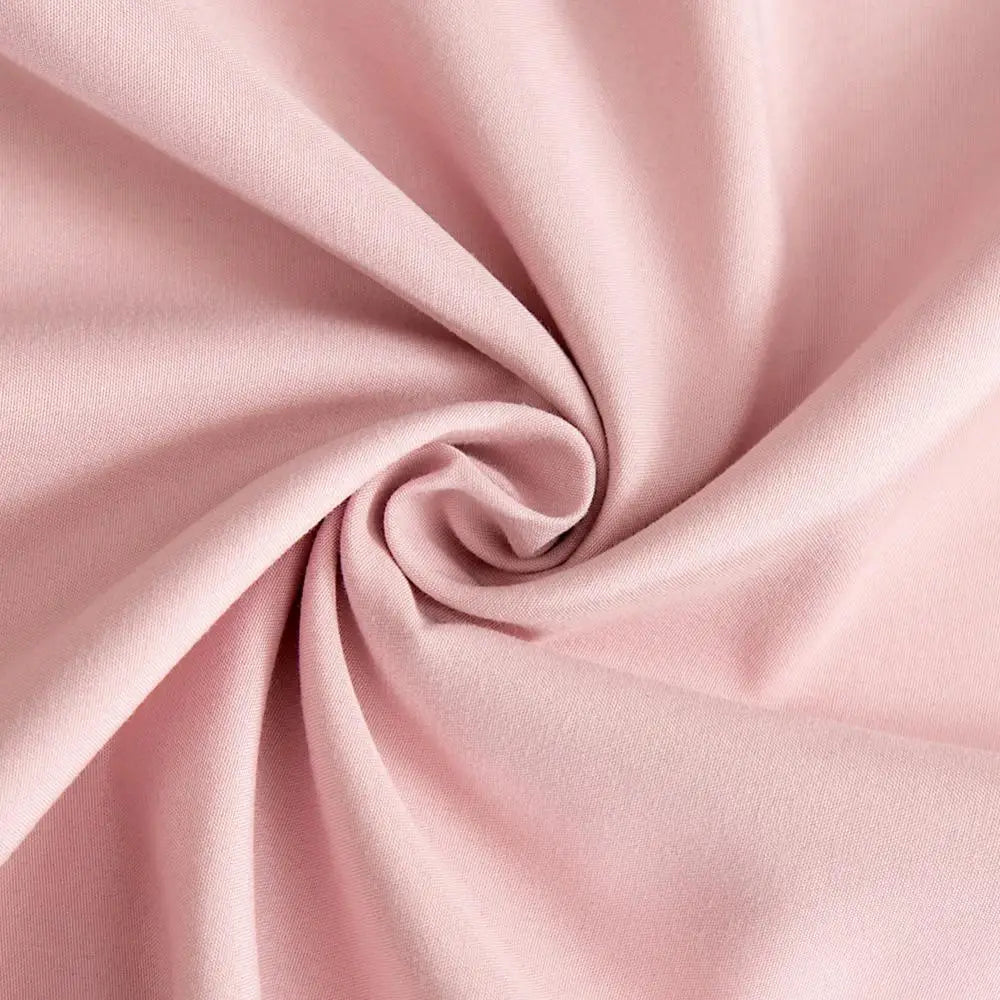 Pink Solid Color Quilt Cover for Girls | King Size 200x220cm, Duvet Cover Only (No Pillowcase)