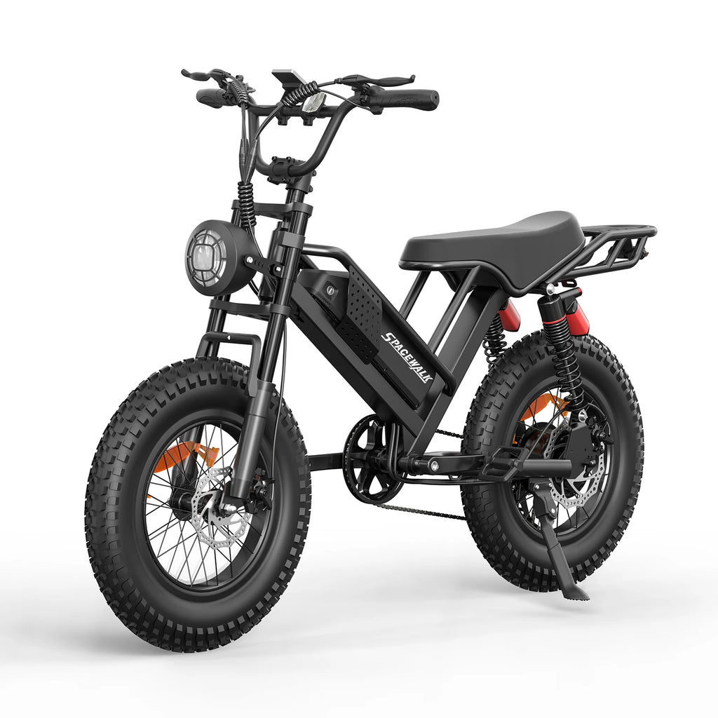 750W Fat Tire Electric Dirt Bike — 48V 15Ah 20" City & Trail E-Bike with 90km+ Range