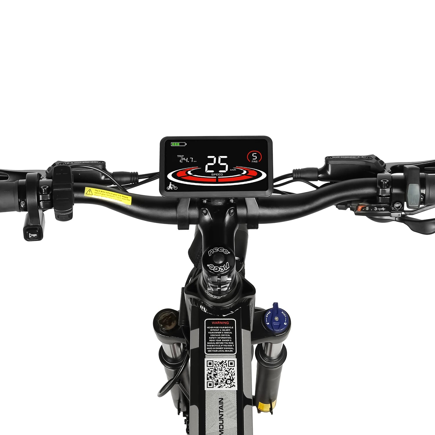 SAMEBIKE LO26 250W Folding Fat Tire Mountain E-Bike — 48V 15Ah 26" Shimano 7-Speed Hydraulic Brakes (EU)