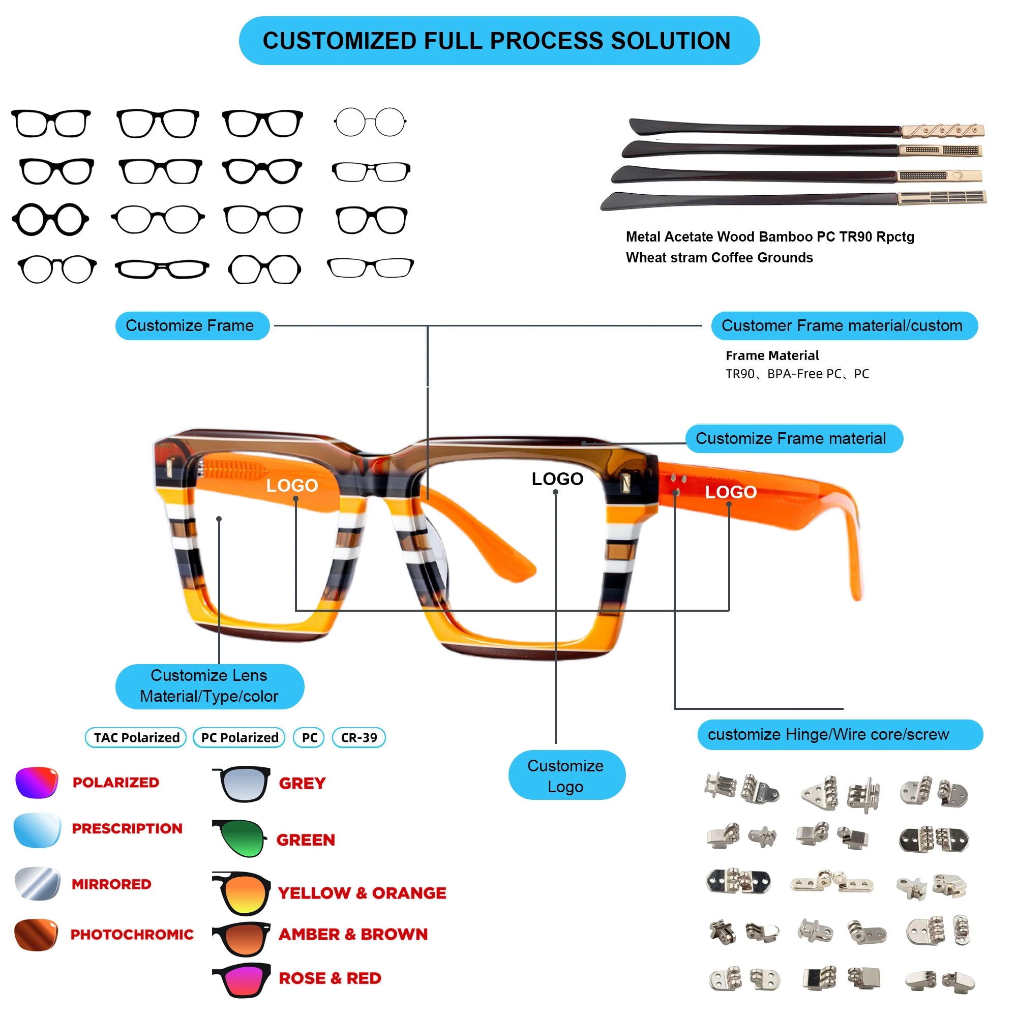 Men's Polarized Colorful Sunglasses | Fashionable UV Protection Driver Driving Shades