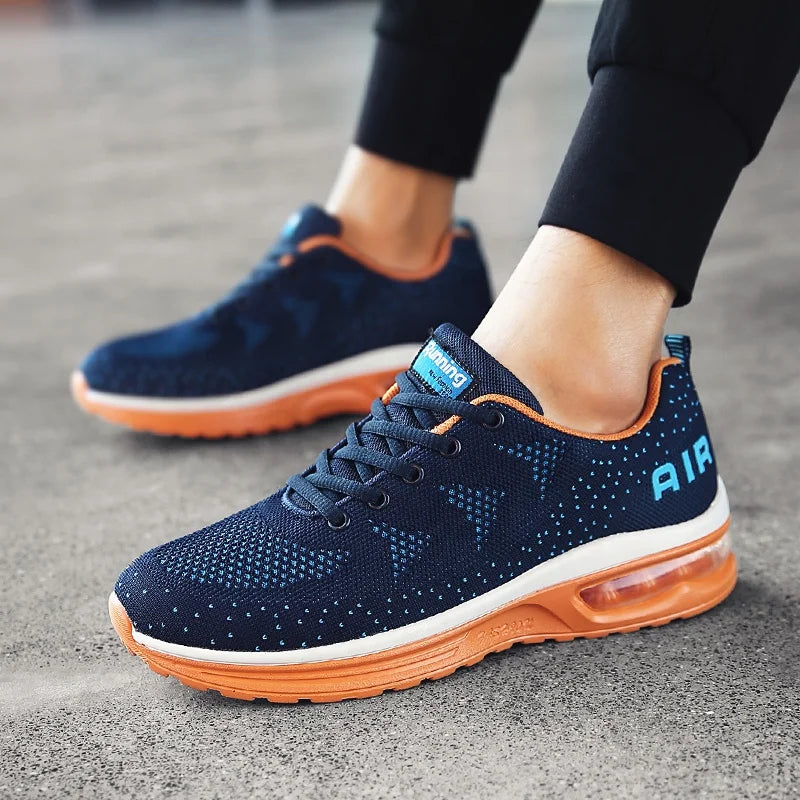 Women's Classic Slip-On Sneakers — Breathable Mesh Walking Shoes (Sizes 34-46)