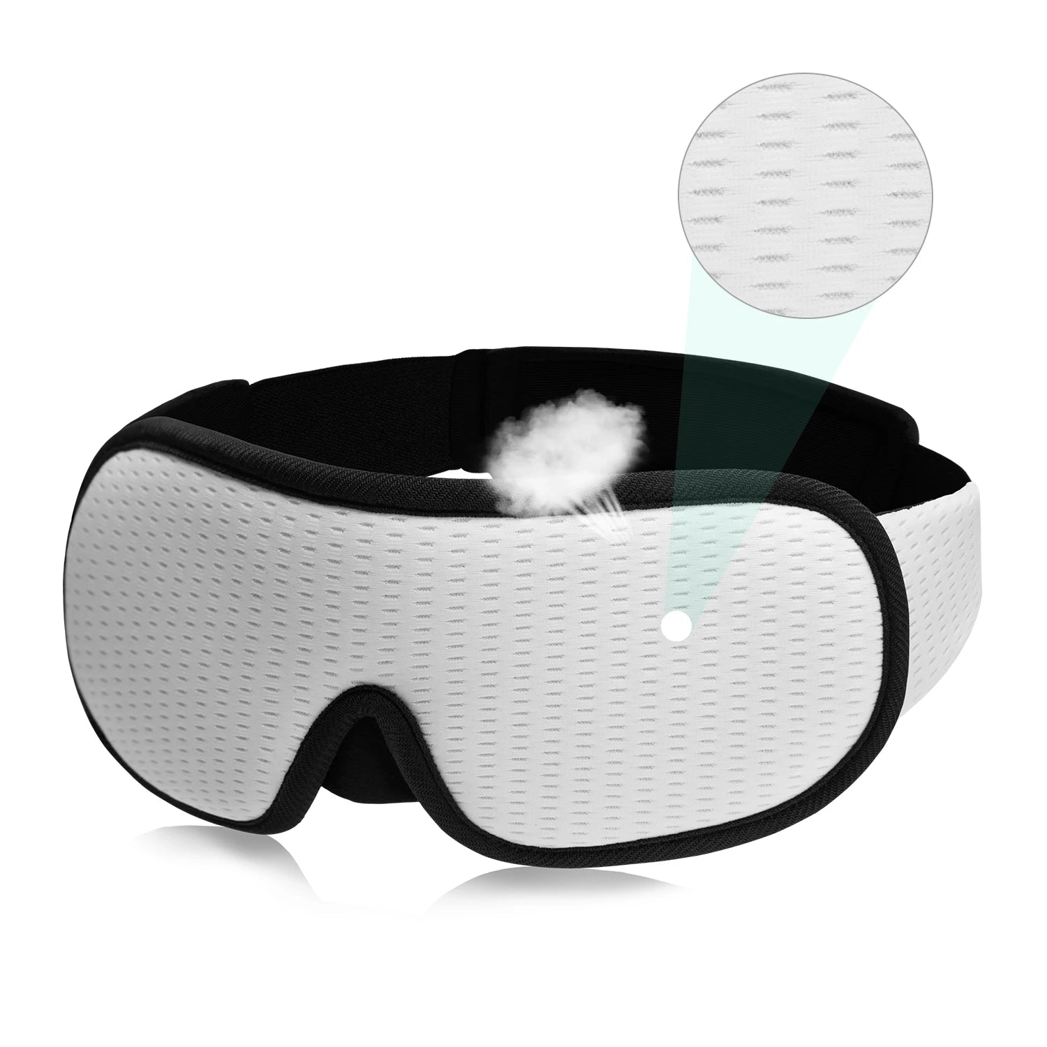 3D Contoured Sleep Mask — Blackout Eye Mask for Sleeping