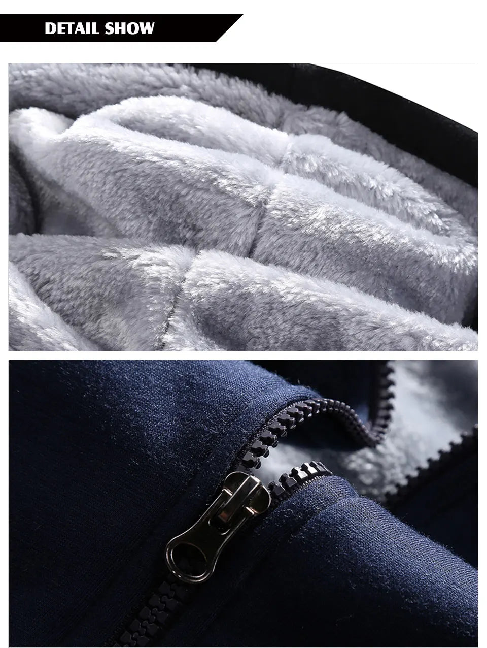 Men's Fleece Lined Thick Hooded Tracksuit – Winter Sweatshirt & Pants Sportswear Set