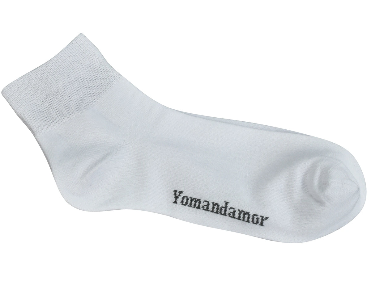 Yomandamor Men's Coolmax Ankle Diabetic Socks – Extra-Wide with Seamless Toe, 5 Pairs