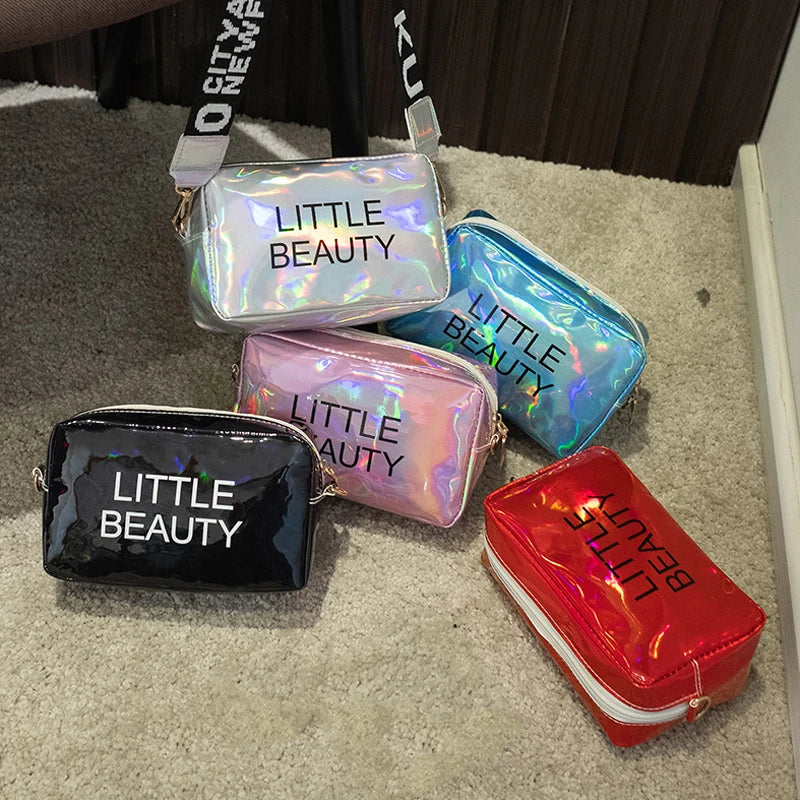 Mini PU Letter Flap Crossbody Bag – Compact Shoulder Messenger Bag for Women