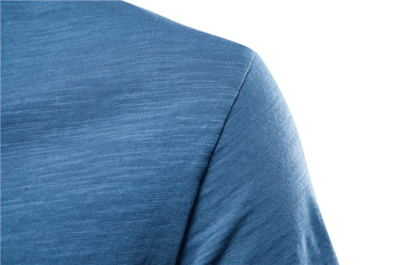 Men's 100% Cotton V-Neck Slim Fit T-Shirt — Fitted Everyday Tee
