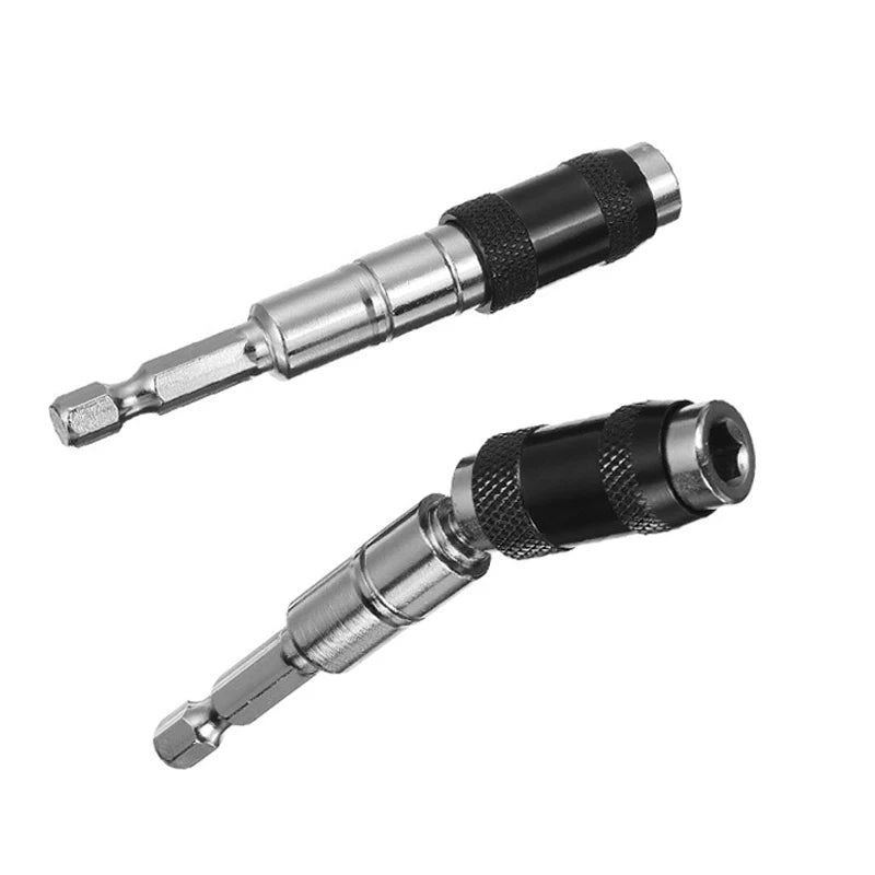 Never Drop a Screw Again. — 1/4" Hex Magnetic Ring Screwdriver Bit Holder | Extension Rod, Quick Change, Drive Guide, 5 Colors