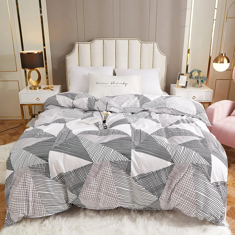 Pastoral Floral Printed Duvet Cover – 100% Polyester, 500TC, 13 Patterns, 8 Sizes, Hotel & Home