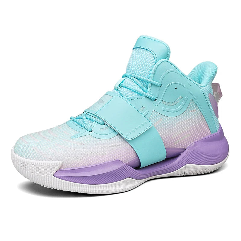 Men's Basketball Sneakers 2026 — Breathable Mesh Lace-Up Running & Walking Shoes
