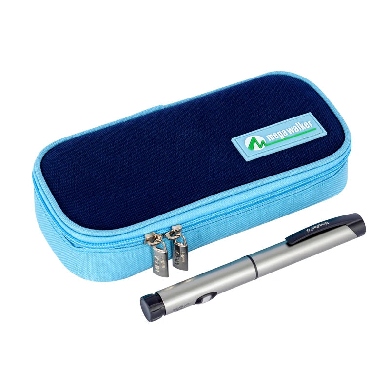MegaWalke Insulin Cooler Bag – Portable Insulated Diabetic Travel Case with Aluminum Foil Lining