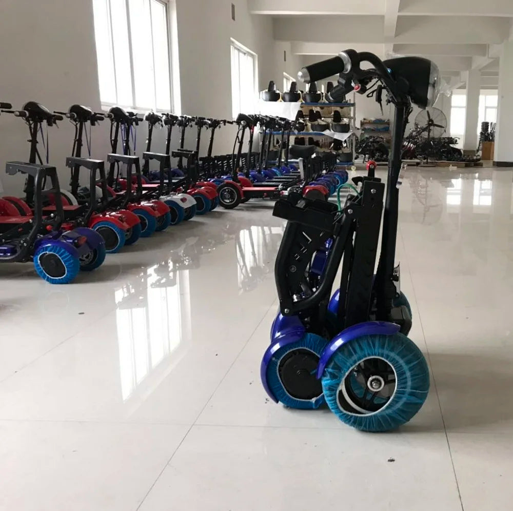Foldable 4-Wheel Mobility Scooter – 250W Dual Motor, 20–50 km Range