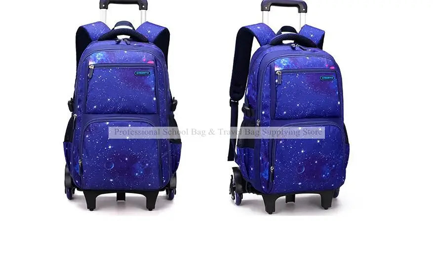 Rolling School Backpack – Detachable Trolley & Set Options