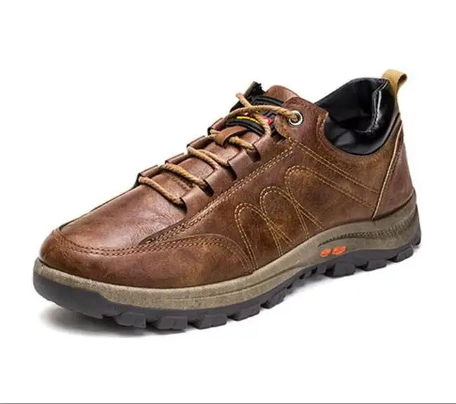 Men's Microfiber Leather Lace-Up Dress Casual Shoes — Cushioned Anti-Slip Office Shoes (Sizes 39-44)