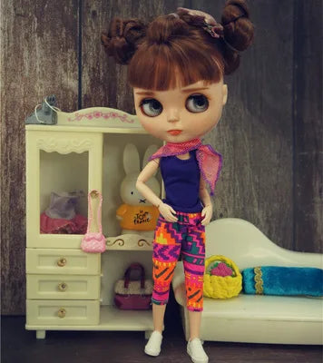 1/6 Scale Luxury Doll Dress — Fashion Clothes for Blythe, Jenny & Licca Dolls