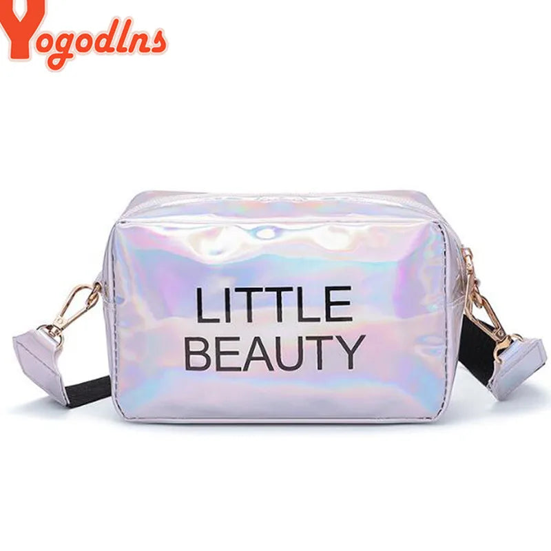 Mini PU Letter Flap Crossbody Bag – Compact Shoulder Messenger Bag for Women