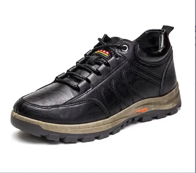 Men's Microfiber Leather Lace-Up Dress Casual Shoes — Cushioned Anti-Slip Office Shoes (Sizes 39-44)