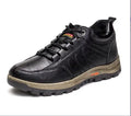 Men's Microfiber Leather Lace-Up Dress Casual Shoes — Cushioned Anti-Slip Office Shoes (Sizes 39-44)